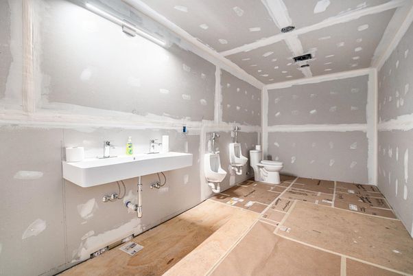 Bathroom, Interior, Recessed Lighting