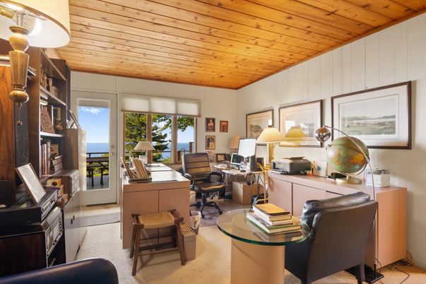 Home Office, Interior, Water, Wooden Ceilings