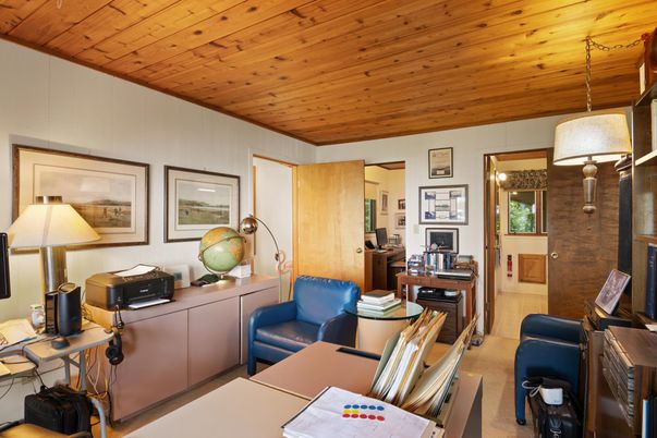 Home Office, Interior, Wooden Ceilings