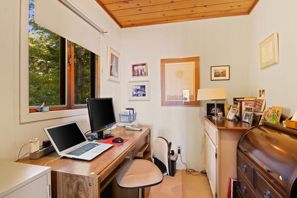 Home Office, Interior, Wooden Ceilings
