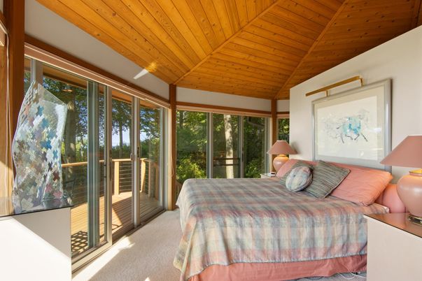 Bedroom, Interior, Wooden Ceilings