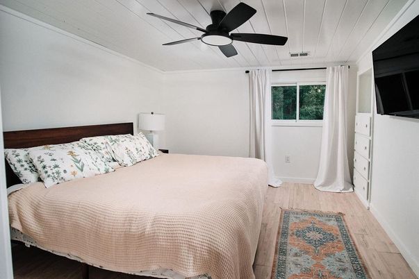 Bedroom, Interior, Wood Texture Flooring