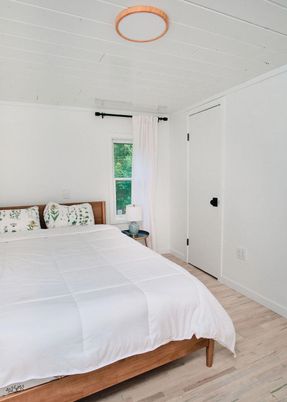 Bedroom, Interior, Wood Texture Flooring