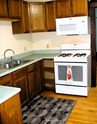 Interior, Kitchen, Wood Texture Flooring