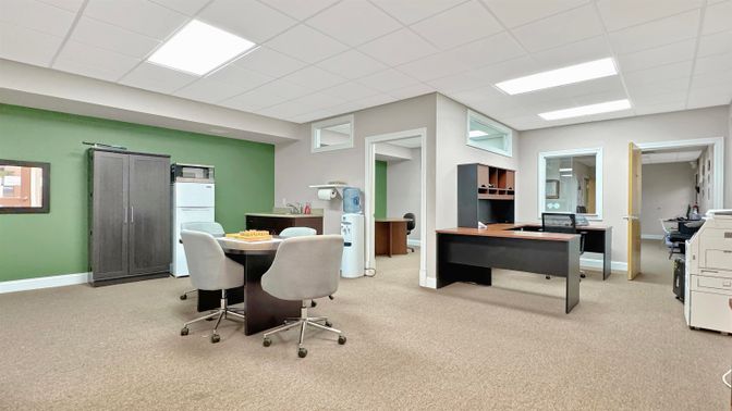 Home Office, Interior, Recessed Lighting