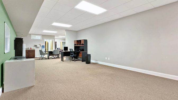 Home Office, Interior, Recessed Lighting