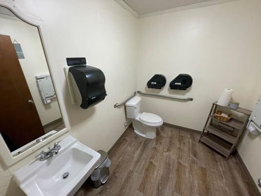 Bathroom, Interior, Wood Texture Flooring