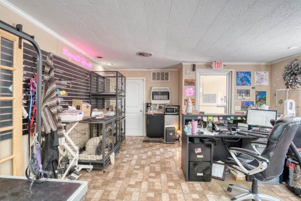 Home Office, Interior, Recessed Lighting