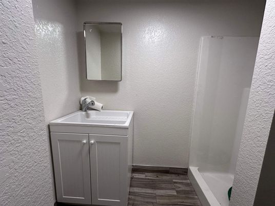 Bathroom, Interior, Wood Texture Flooring