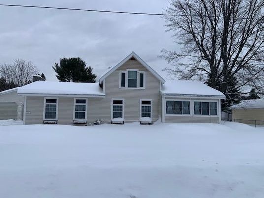 Attached, Backyard, Exterior, Facade, Farmhouse
