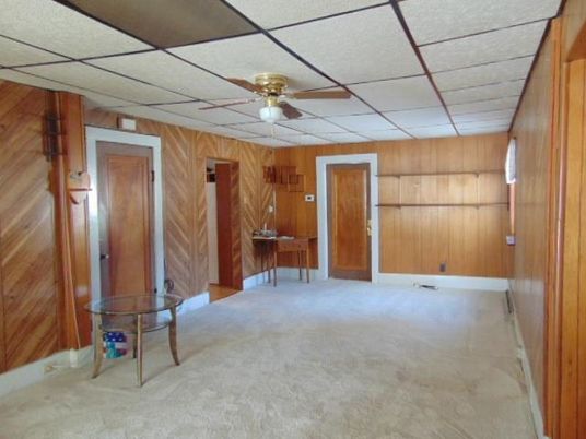 Empty room, Interior, Wooden Walls