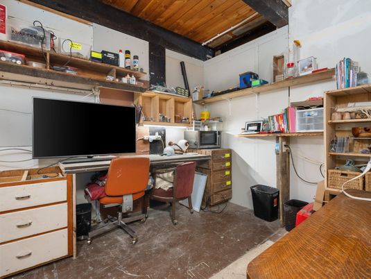 Home Office, Interior, Wooden Beams, Wooden Ceilings