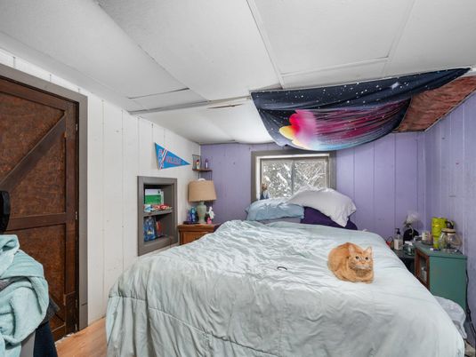 Bedroom, Interior, Wood Texture Flooring