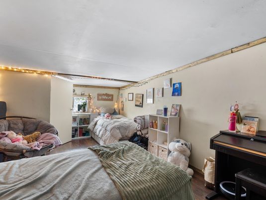 Bedroom, Interior, Wood Texture Flooring