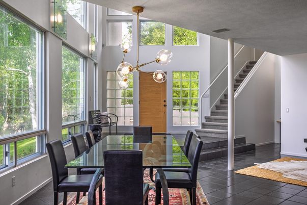 Dining room, Interior, Pendant Lights