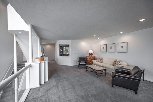 Interior, Living room, Recessed Lighting