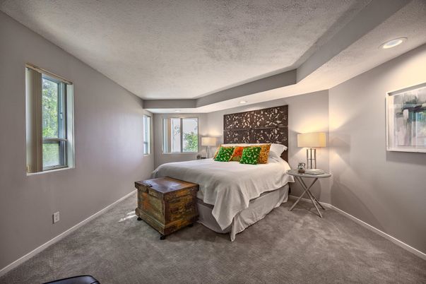 Bedroom, Interior, Recessed Lighting