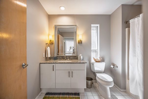 Bathroom, Interior, Recessed Lighting