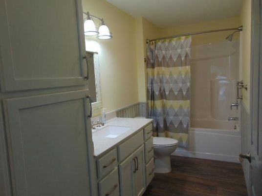 Bathroom, Interior, Wood Texture Flooring