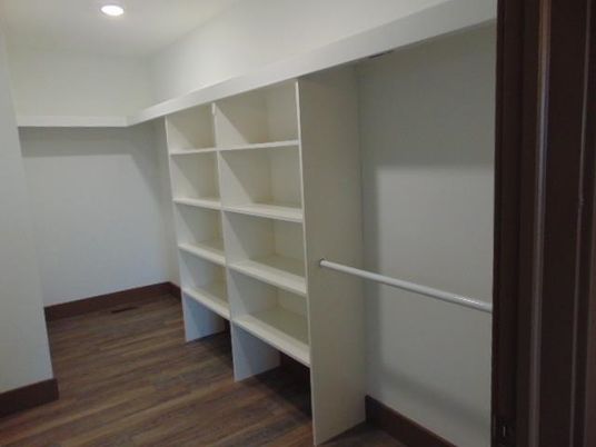 Interior, Recessed Lighting, Walk-in Closets, Wood Texture Flooring