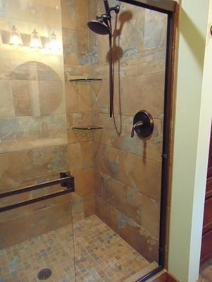 Bathroom, Glass Shower, Interior
