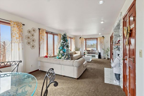 Interior, Living room, Recessed Lighting