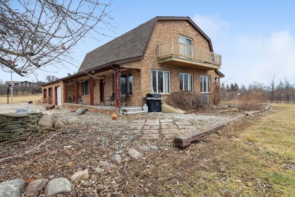 Backyard, Exterior, Facade, Brick Facade, None