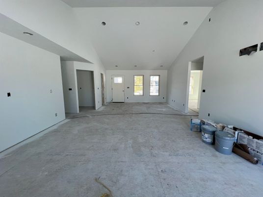 Empty room, Interior, Recessed Lighting