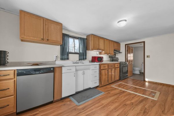 Interior, Kitchen, Wood Texture Flooring