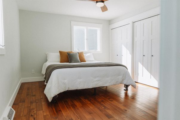 Bedroom, Interior, Wood Texture Flooring
