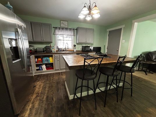 Interior, Kitchen, Wood Texture Flooring