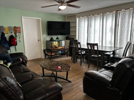 Dining room, Interior, Living room, Wood Texture Flooring