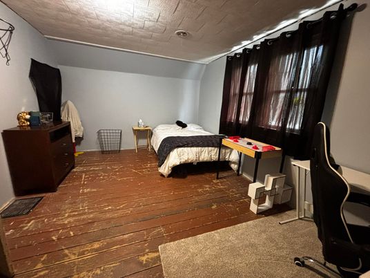 Bedroom, Interior, Wood Texture Flooring