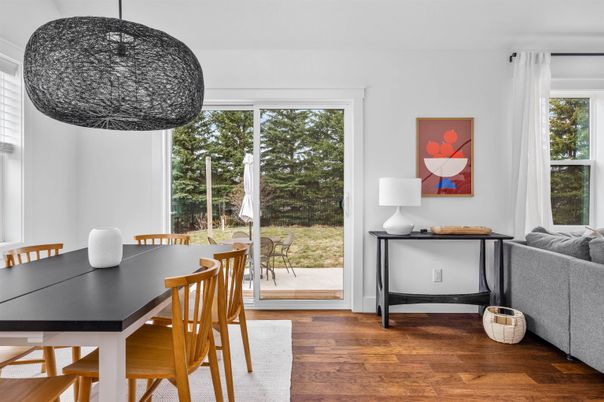 Dining room, Interior, Wood Texture Flooring