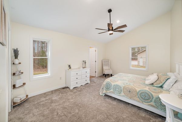 Bedroom, Interior, Recessed Lighting