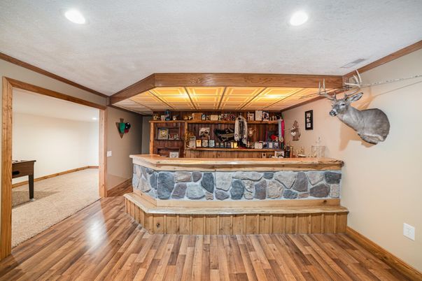 Interior, Recessed Lighting, Wood Texture Flooring