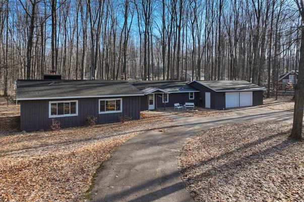 Attached, Backyard, Detached Garage, Exterior, Facade, Ranch
