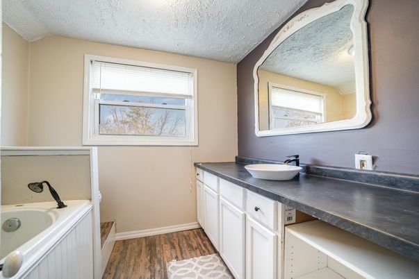 Bathroom, Dual Sink Vanities, Interior, Wood Texture Flooring