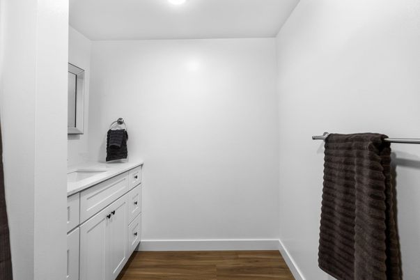 Bathroom, Interior, Wood Texture Flooring