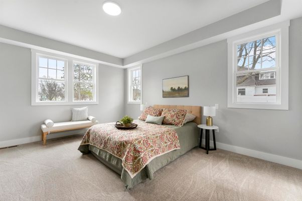 Bedroom, Interior, Recessed Lighting