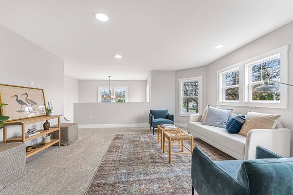 Interior, Living room, Recessed Lighting