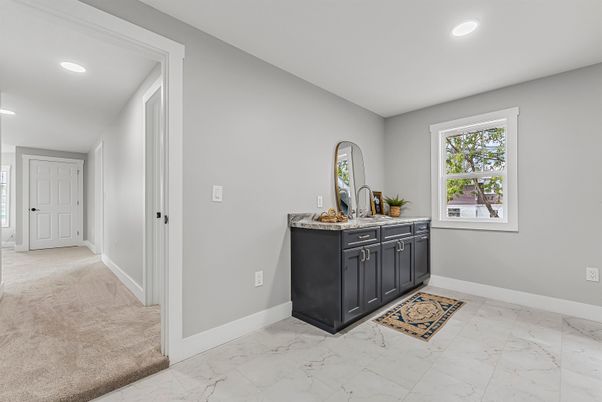 Interior, Kitchen, Marble, Recessed Lighting