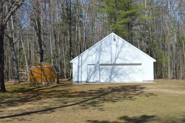 Backyard, Detached Garage, Exterior