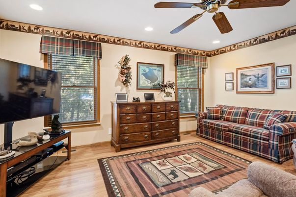 Interior, Recessed Lighting, Wood Texture Flooring