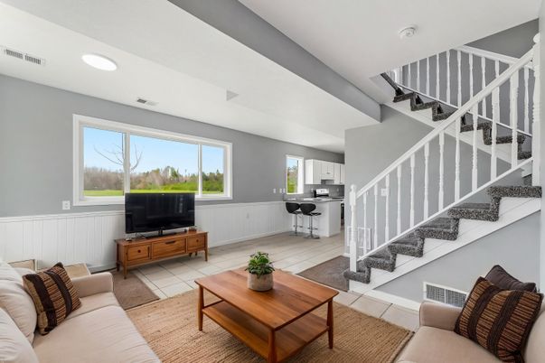 Interior, Living room, Recessed Lighting
