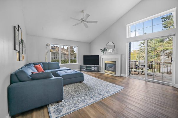 Fireplace, Interior, Living room, Wood Texture Flooring