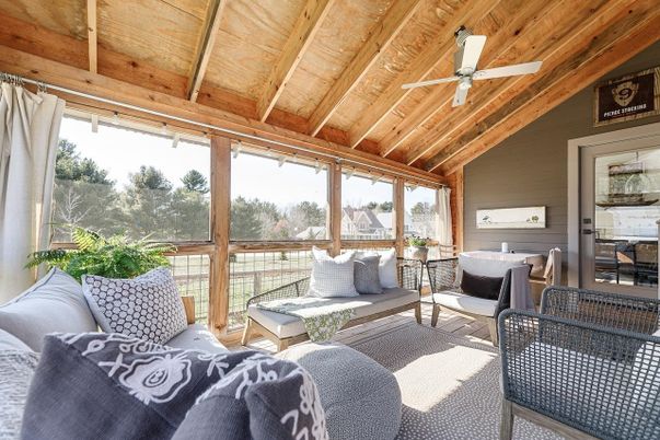 Interior, Living room, Sun Room, Wooden Beams, Wooden Ceilings