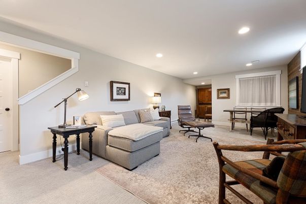 Interior, Living room, Recessed Lighting