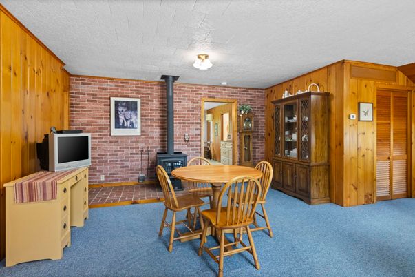 Dining room, Interior, Stone Walls, Wooden Walls
