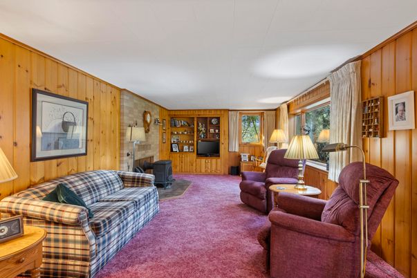 Fireplace, Interior, Living room, Wooden Walls